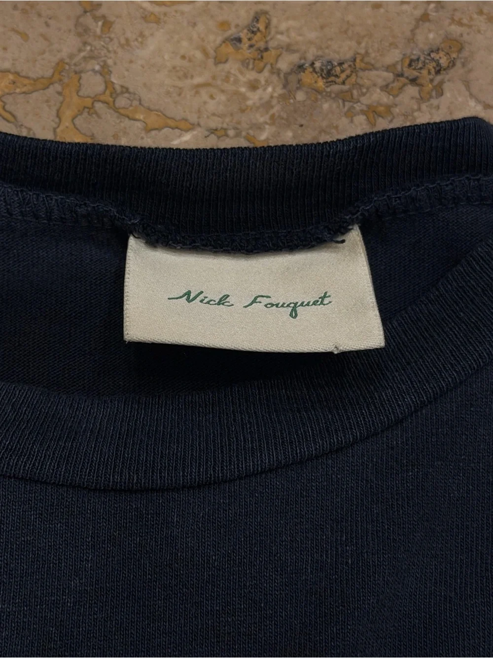 Nick Fouquet Washed Tee with Gold Telluride Print